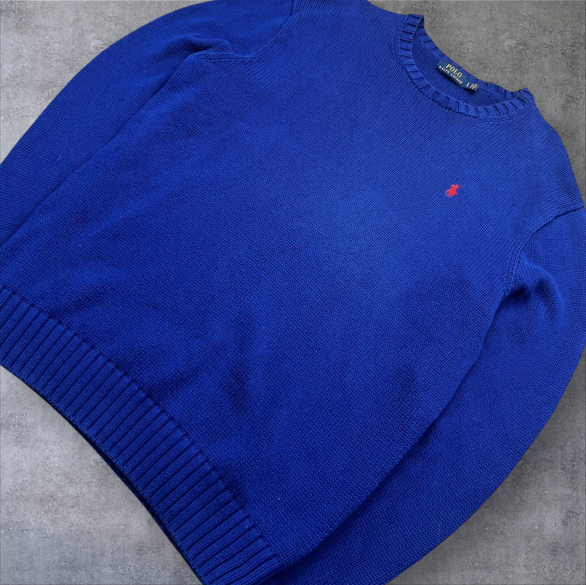 Blue Ralph Lauren crewneck sweater