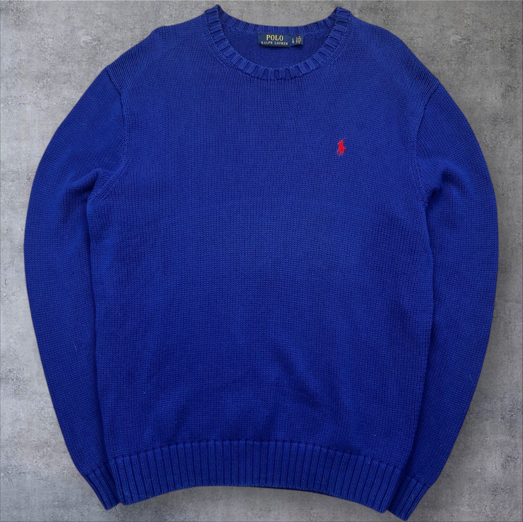 Blue Ralph Lauren crewneck sweater