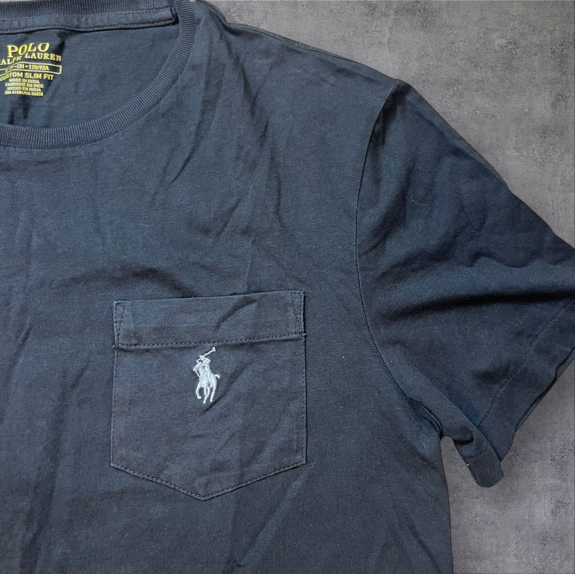 Ralph Lauren Black Pocket T-Shirt