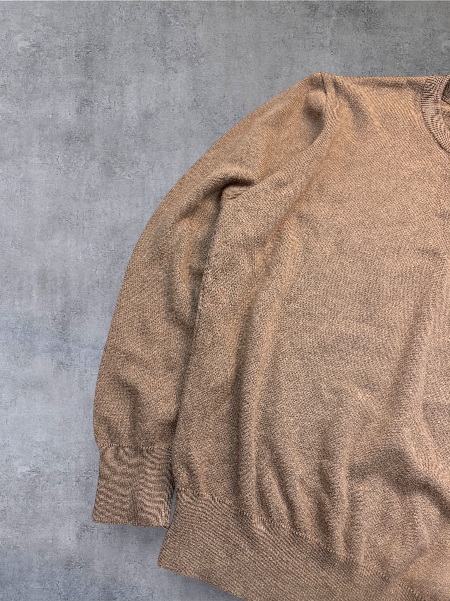 Brunello Cucinelli Crewneck Sweater – Brown (Size M, Made in Italy)