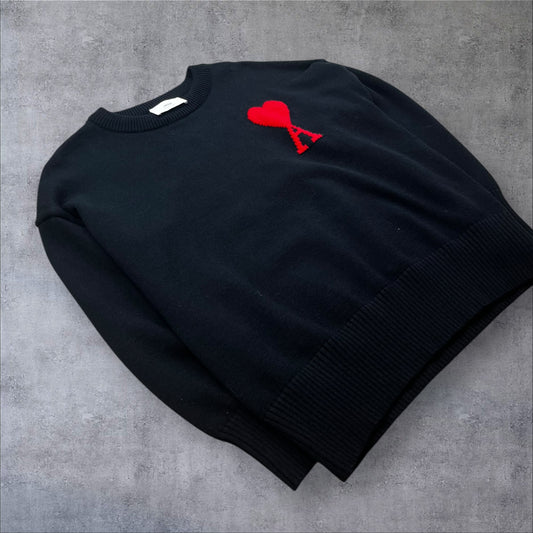 AMI Paris Ami De Coeur Wool Jumper