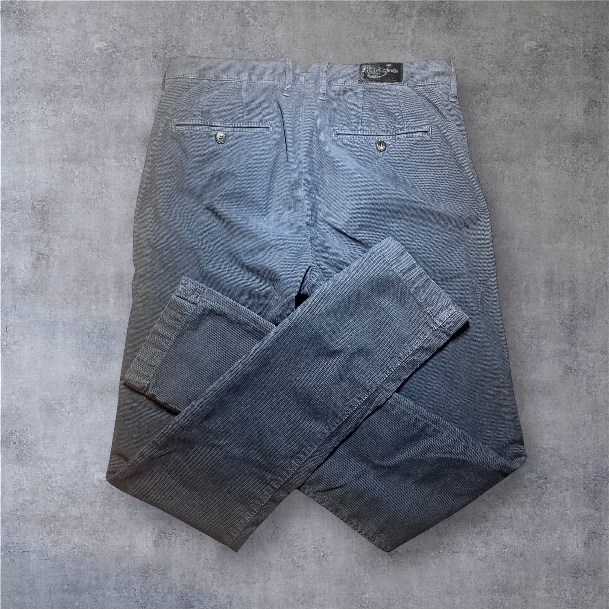 Jacob Cohen - Grey slim fit low rise trousers