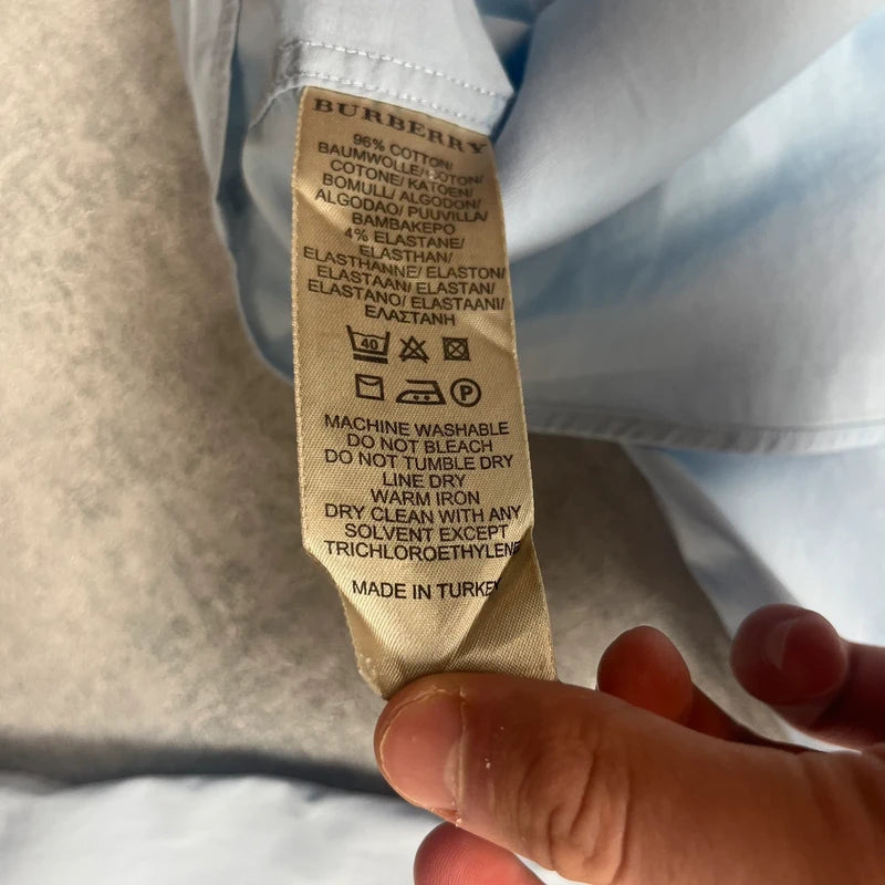 Burberry Button Up Collared Shirt