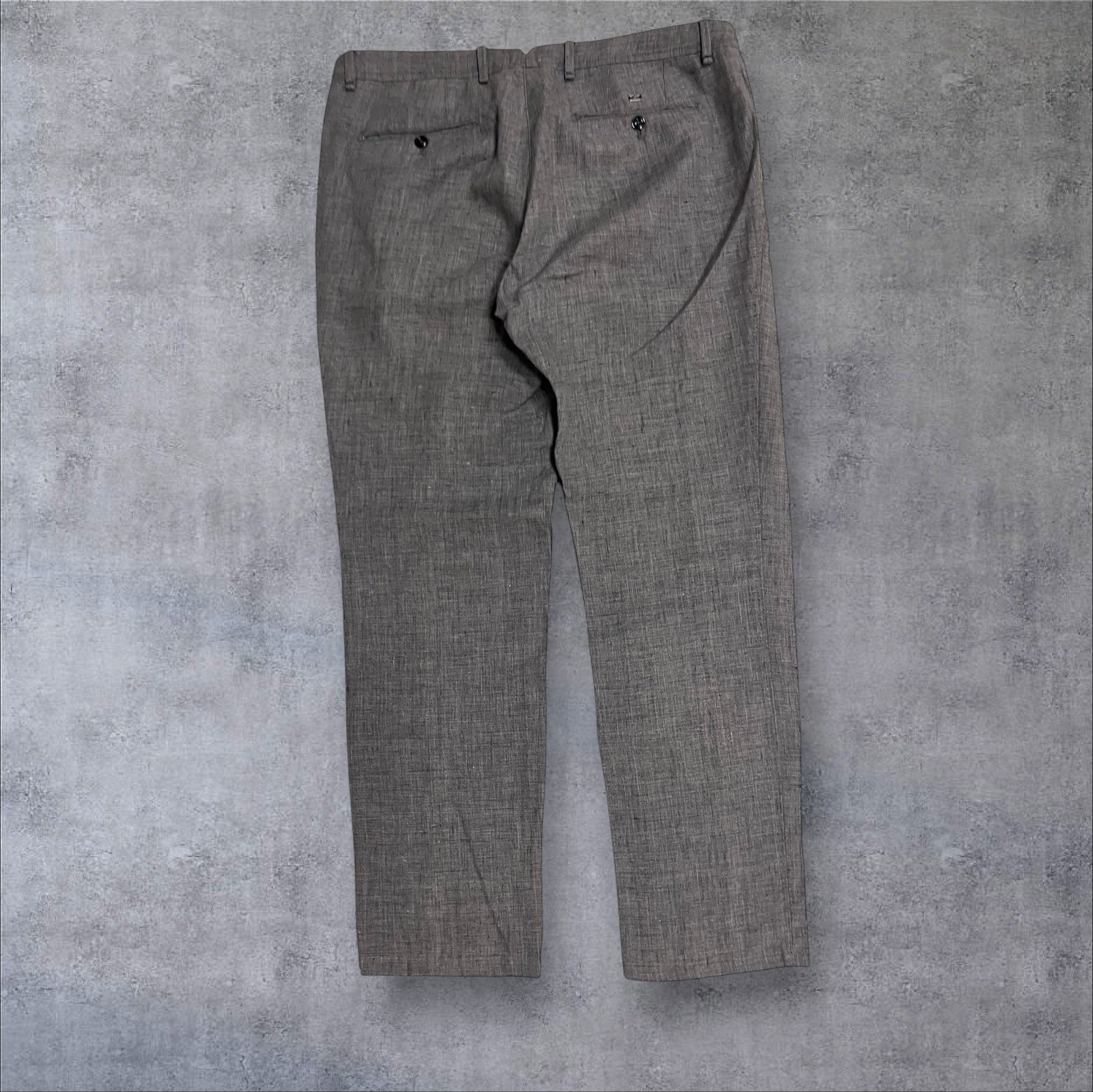 Massimo Dutti Pure Linen Trousers