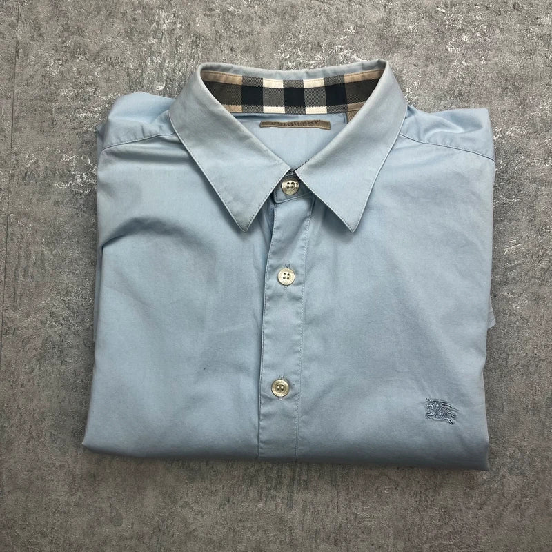 Burberry Button Up Collared Shirt