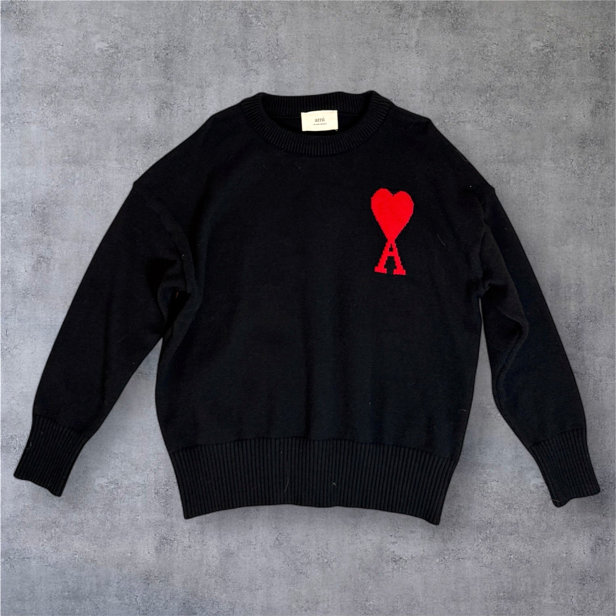 AMI Paris Ami De Coeur Wool Jumper